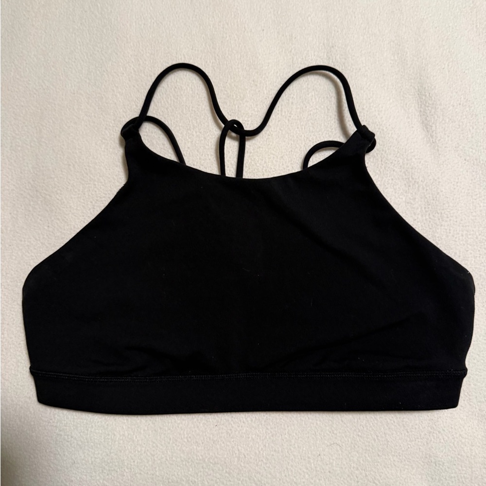 Lululemon Athletica Black Strappy Sports Bra Size 12 - Picture 5 of 7